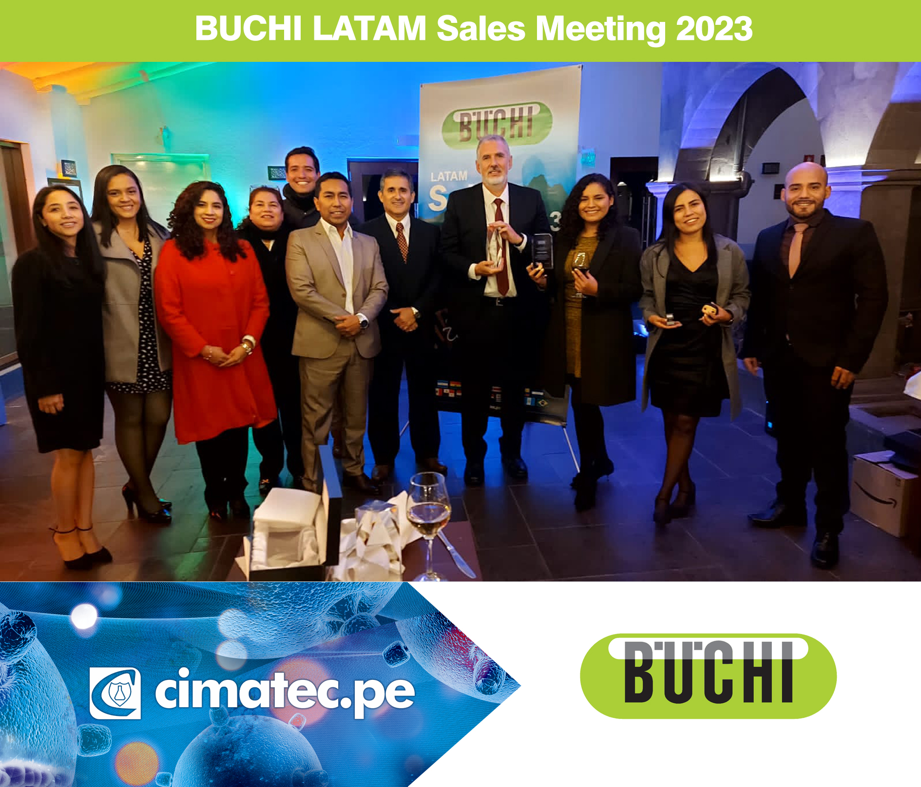 LATAM Sales Meeting BUCHI 2023 en Cusco