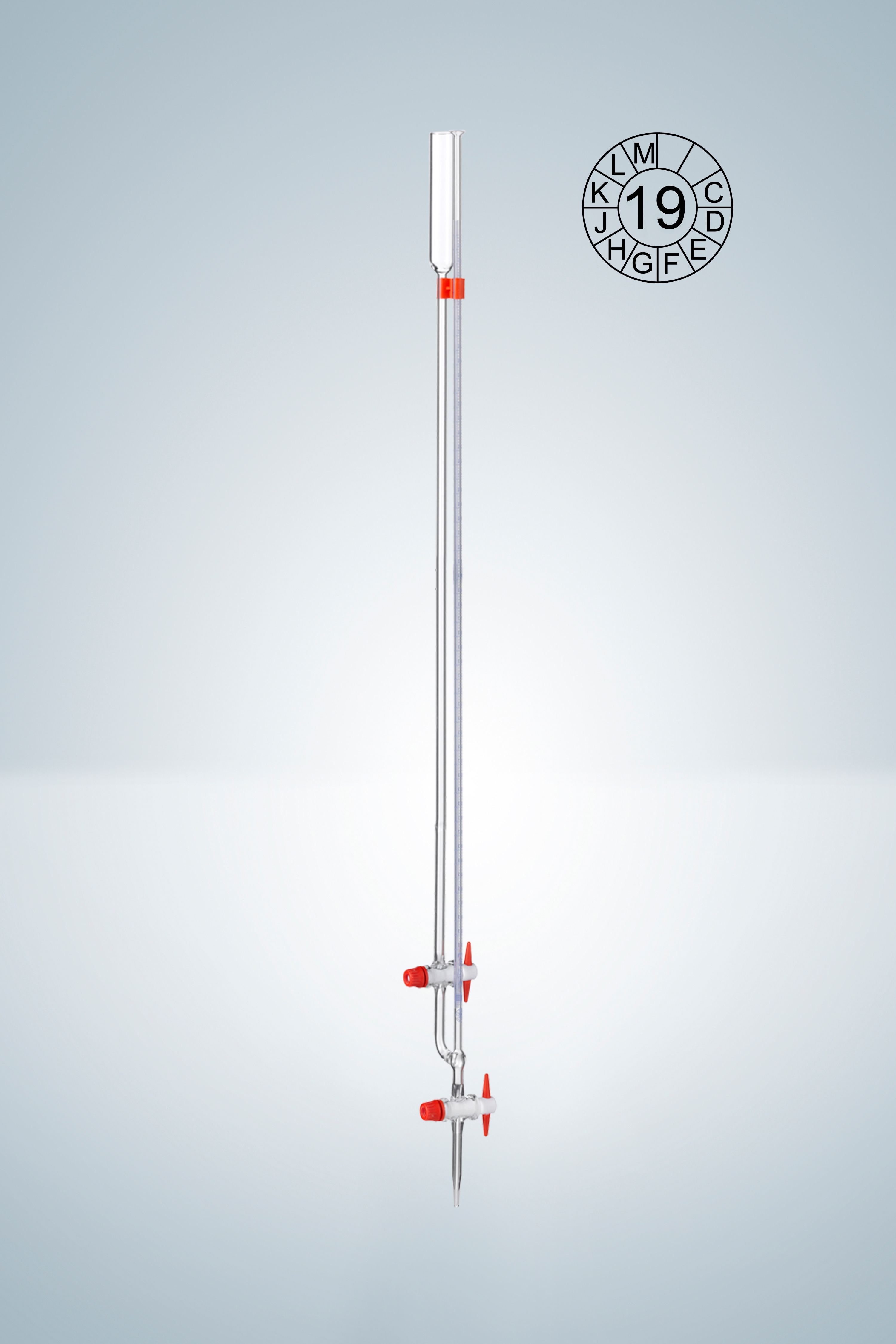 Microbureta DURAN®, AS, grad. en azul 5:0,02 ml