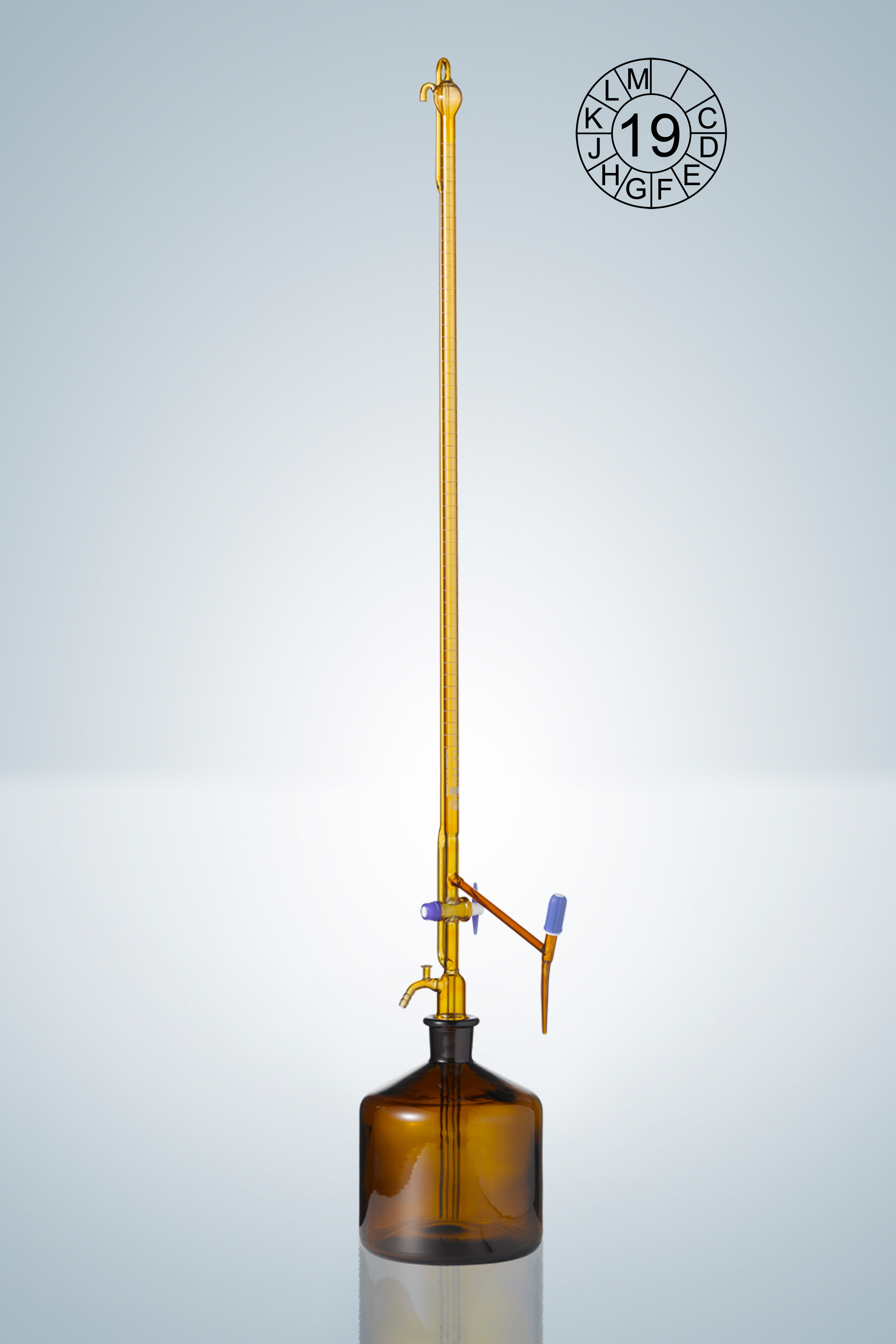 Aparato de titulación, AS, grad. blanco	DURAN®, 50:0,1 ml